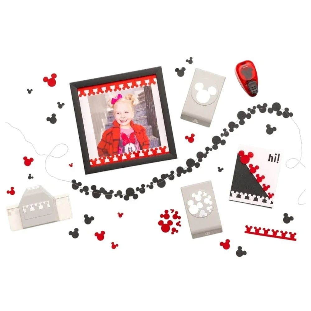 Disney EK Success Mickey Mouse Paper Punch - 1" x 1" Scrapbooking Punch - Picture 8 of 9